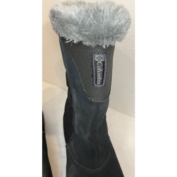 Columbia Women’s Size 7- Ice Maiden Slip III Black Pull On Winter Boots NEW - Picture 11 of 12